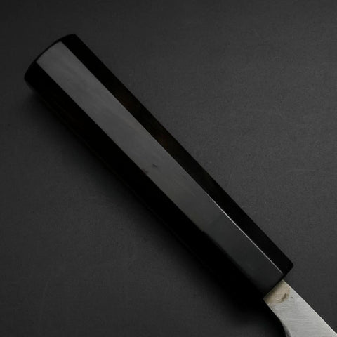 Deba Silver Steel #3 Kasumi Manche en Buffle et Ébène 165mm-[Musashi]-[Couteaux de cuisine japonais]