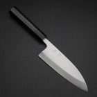 Deba Silver Steel #3 Kasumi Manche en Buffle et Ébène 165mm-[Musashi]-[Couteaux de cuisine japonais]