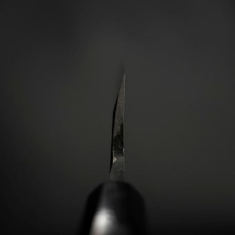 Deba Silver Steel #3 Kasumi Manche en Buffle et Ébène 180mm-[Musashi]-[Couteaux de cuisine japonais]