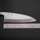 Deba Silver Steel #3 Kasumi Manche en Buffle et Ébène 180mm-[Musashi]-[Couteaux de cuisine japonais]