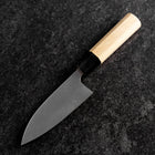 Deba Silver Steel #3 Kasumi Manche en Buffle et Magnolia 120mm-[Musashi]-[Couteaux de cuisine japonais]