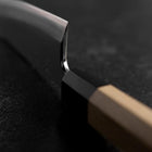 Deba Silver Steel #3 Kasumi Manche en Buffle et Magnolia 120mm-[Musashi]-[Couteaux de cuisine japonais]
