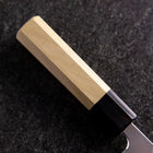 Deba Silver Steel #3 Kasumi Manche en Buffle et Magnolia 120mm-[Musashi]-[Couteaux de cuisine japonais]