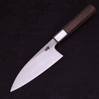 Deba Silver Steel #3 Manche en Noyer 150mm-[Musashi]-[Couteaux de cuisine japonais]