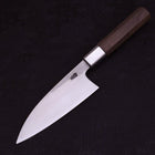Deba Silver Steel #3 Manche en Noyer 150mm-[Musashi]-[Couteaux de cuisine japonais]