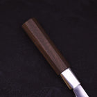 Deba Silver Steel #3 Manche en Noyer 150mm-[Musashi]-[Couteaux de cuisine japonais]