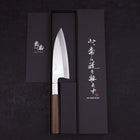 Deba Silver Steel #3 Manche en Noyer 150mm-[Musashi]-[Couteaux de cuisine japonais]