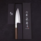 Deba Silver Steel #3 Manche en Noyer 150mm-[Musashi]-[Couteaux de cuisine japonais]
