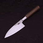 Deba Silver Steel #3 Walnut Handle 135mm-[Musashi]-[Couteaux de cuisine japonais]