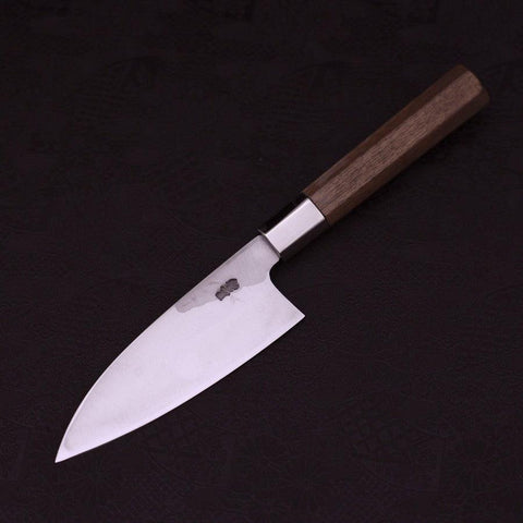 Deba Silver Steel #3 Walnut Handle 135mm-[Musashi]-[Couteaux de cuisine japonais]