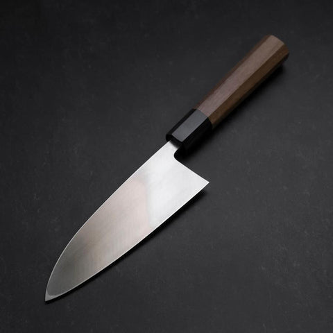 Deba VG-10 Damas Manche en Buffle et Bois de Teck 165mm-[Musashi]-[Couteaux de cuisine japonais]