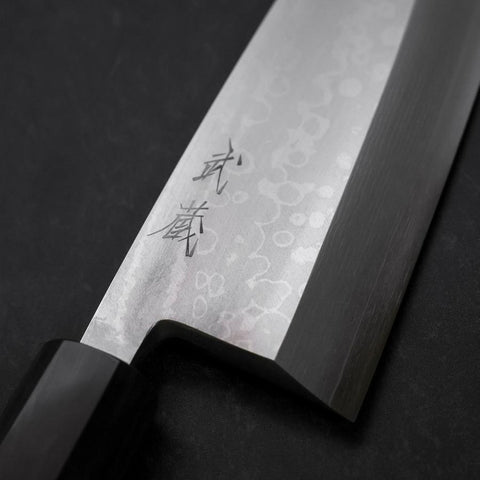 Deba VG-10 Damas Manche en Buffle et Bois de Teck 165mm-[Musashi]-[Couteaux de cuisine japonais]