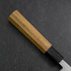 Deba VG-10 Damas Manche en Buffle et Bois de Teck 165mm-[Musashi]-[Couteaux de cuisine japonais]