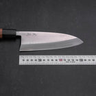 Deba VG-10 Damas Manche en Buffle et Bois de Teck 165mm-[Musashi]-[Couteaux de cuisine japonais]