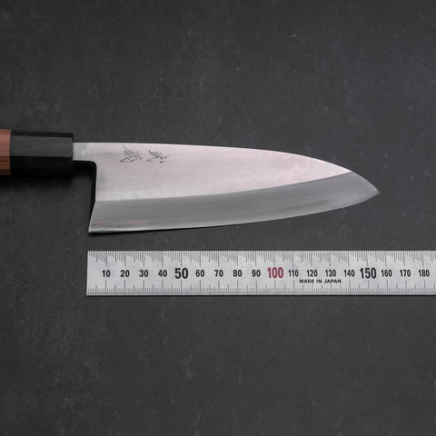 Deba VG-10 Damas Manche en Buffle et Bois de Teck 165mm-[Musashi]-[Couteaux de cuisine japonais]