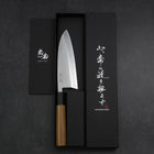 Deba VG-10 Damas Manche en Buffle et Bois de Teck 165mm-[Musashi]-[Couteaux de cuisine japonais]