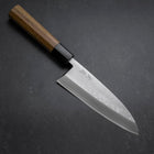 Deba VG-10 Damas Manche en Buffle et Bois de Teck 165mm-[Musashi]-[Couteaux de cuisine japonais]