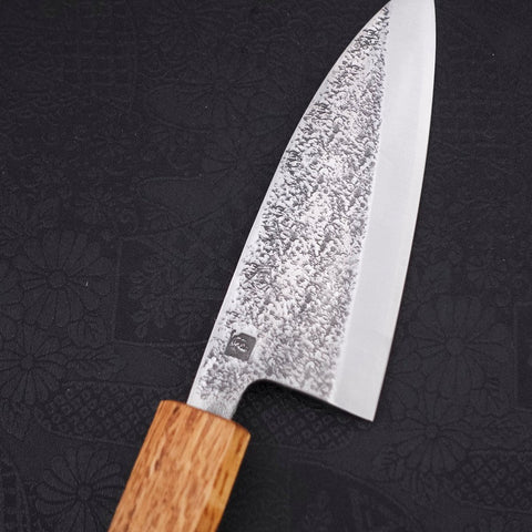 Deba VG-10 Nashiji Manche Yaki-Urushi 120mm-[Musashi]-[Couteaux de cuisine japonais]