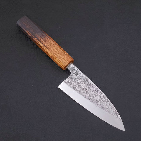 Deba VG-10 Nashiji Manche Yaki-Urushi 120mm-[Musashi]-[Couteaux de cuisine japonais]