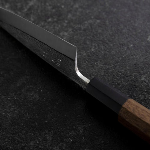 Deba VG-10 Nashiji Buffalo Walnut Handle 105mm (4.1”)-[Musashi]-[Japanese-Kitchen-Knives]