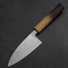 Deba VG-10 Nashiji Yaki-Urushi Handle 120mm (4.7”)-[Musashi]-[Couteaux de cuisine japonais]