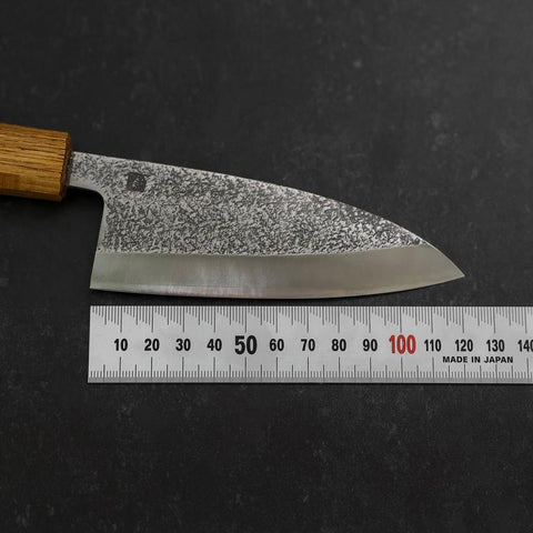 Deba VG-10 Nashiji Yaki-Urushi Handle 120mm (4.7”)-[Musashi]-[Couteaux de cuisine japonais]