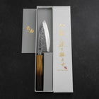 Deba VG-10 Nashiji Yaki-Urushi Handle 120mm (4.7”)-[Musashi]-[Couteaux de cuisine japonais]
