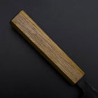 Deba White Steel #2 Double-Tranchant Kurouchi Manche en Chêne 120mm-[Musashi]-[Couteaux de cuisine japonais]