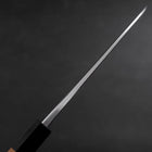 Deba White Steel #2 Hon-Kasumi Manche en Buffle et Bois de Teck 165mm-[Musashi]-[Couteaux de cuisine japonais]
