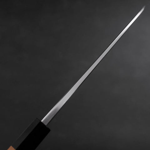 Deba White Steel #2 Hon-Kasumi Manche en Buffle et Bois de Teck 165mm-[Musashi]-[Couteaux de cuisine japonais]