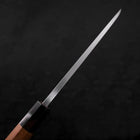 Deba White Steel #2 Kasumi Buffalo Teak Handle 180mm (7”)-[Musashi]-[Couteaux de cuisine japonais]