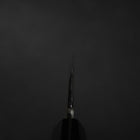 Deba White Steel #2 Kasumi Chokin Dragon Buffalo Ebony Handle 180mm (7”)-[Musashi]-[Couteaux de cuisine japonais]