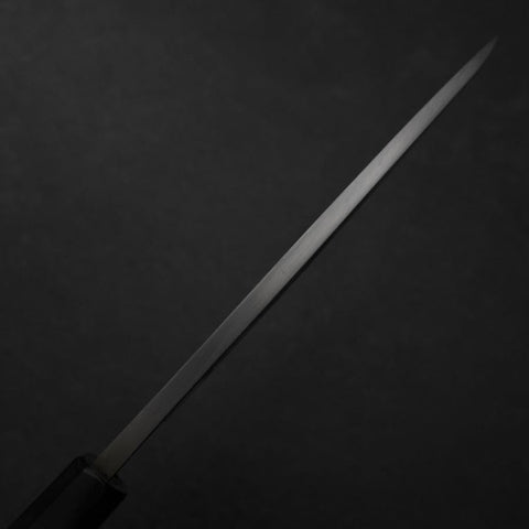 Deba White Steel #2 Kasumi Chokin Dragon Buffalo Ebony Handle 180mm (7”)-[Musashi]-[Couteaux de cuisine japonais]