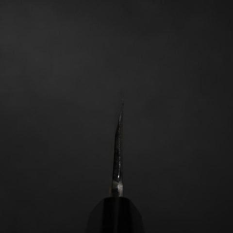 Deba White Steel #2 Kasumi Chokin Dragon Manche en Buffle et Ébène 180mm-[Musashi]-[Couteaux de cuisine japonais]