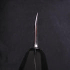 Deba White Steel #2 Kasumi Chokin Dragon Manche en Buffle et Ébène 180mm-[Musashi]-[Couteaux de cuisine japonais]