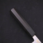 Deba White Steel #2 Kasumi Chokin Dragon Manche en Buffle et Ébène 180mm-[Musashi]-[Couteaux de cuisine japonais]