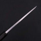 Deba White Steel #2 Kasumi Chokin Gold Sakura-Fuji Buffalo Ebony Handle 180mm (7”)-[Musashi]-[Couteaux de cuisine japonais]