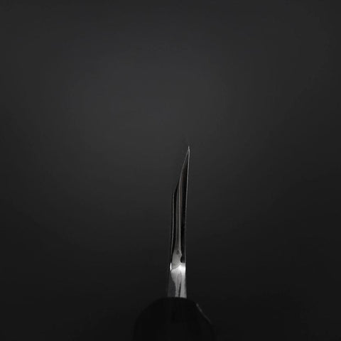 Deba White Steel #2 Kasumi Chokin Sakura-Fuji Or Manche en Buffle et Ébène 150mm-[Musashi]-[Couteaux de cuisine japonais]