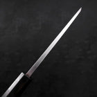 Deba White Steel #2 Kasumi Chokin Sakura-Fuji Or Manche en Buffle et Ébène 165mm-[Musashi]-[Couteaux de cuisine japonais]