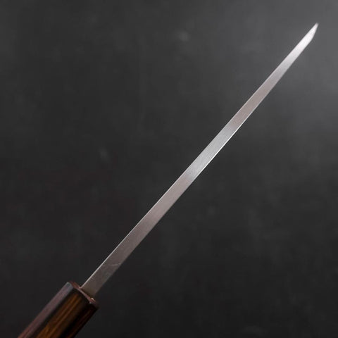 Deba White Steel #2 Kasumi Manche Sumi Urushi 180mm-[Musashi]-[Couteaux de cuisine japonais]