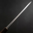 Deba White Steel #2 Kasumi Manche Sumi Urushi 180mm-[Musashi]-[Couteaux de cuisine japonais]