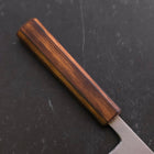 Deba White Steel #2 Kasumi Manche Sumi Urushi 180mm-[Musashi]-[Couteaux de cuisine japonais]