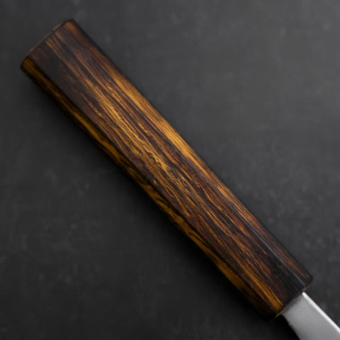 Deba White Steel #2 Kasumi Manche Sumi Urushi 180mm-[Musashi]-[Couteaux de cuisine japonais]