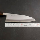 Deba White Steel #2 Kasumi Manche Sumi Urushi 180mm-[Musashi]-[Couteaux de cuisine japonais]