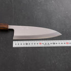 Deba White Steel #2 Kasumi Manche Sumi Urushi 180mm-[Musashi]-[Couteaux de cuisine japonais]