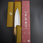 Deba White Steel #2 Kasumi Manche Yaki Urushi 180mm-[Musashi]-[Couteaux de cuisine japonais]