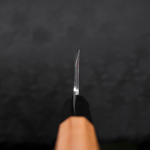 Deba White Steel #2 Kasumi Manche en Buffle et Bois de Teck 180mm-[Musashi]-[Couteaux de cuisine japonais]