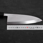 Deba White Steel #2 Kasumi Manche en Buffle et Bois de Teck 180mm-[Musashi]-[Couteaux de cuisine japonais]