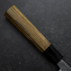 Deba White Steel #2 Kasumi Manche en Buffle et Bois de Teck 195mm-[Musashi]-[Couteaux de cuisine japonais]