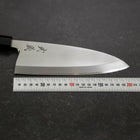 Deba White Steel #2 Kasumi Manche en Buffle et Bois de Teck 195mm-[Musashi]-[Couteaux de cuisine japonais]